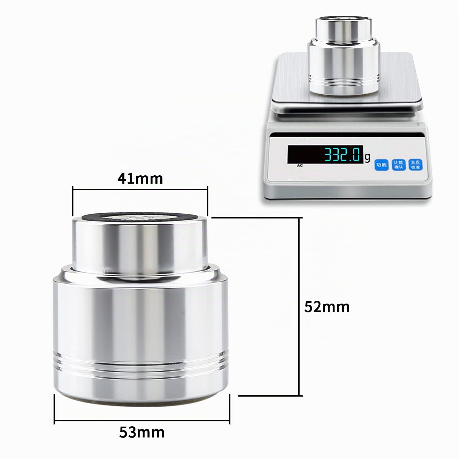 4 piedini isolanti per altoparlante in alluminio HiFi audio ammortizzatore piede Maglev piedi altoparlante stand (5350)