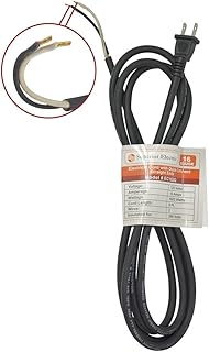 Superior Electric EC162Q 9 Feet 16 AWG SJO 2 Wire 125 Volt Electrical Cord with Quick Connect Straight Ends