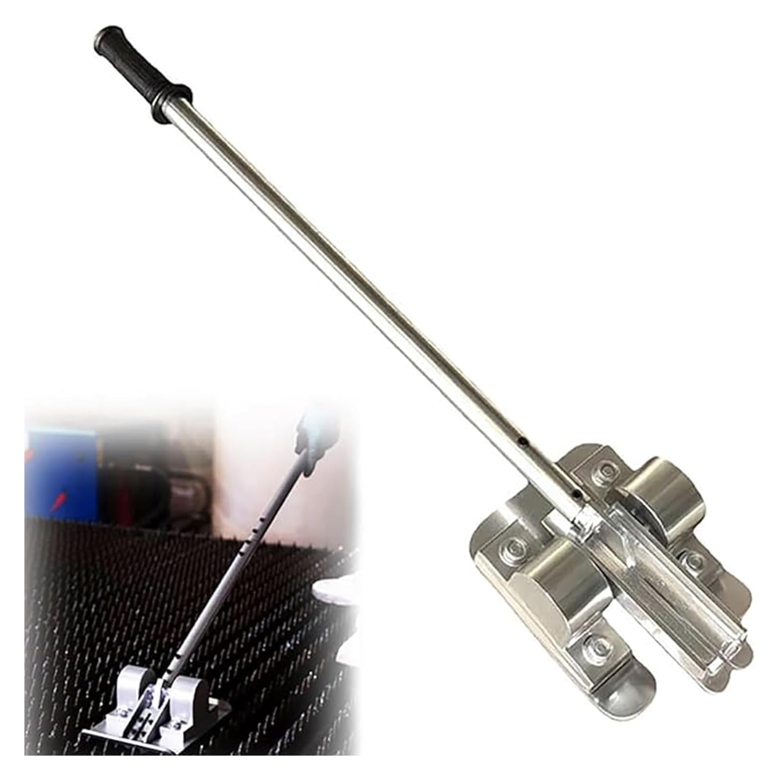 Pequeño eliminador Manual de escoria 5mm | Equipado con dispositivos de seguridad y sistemas de rejillas; adecuado para retirar residuos de las rejas de desbaste.