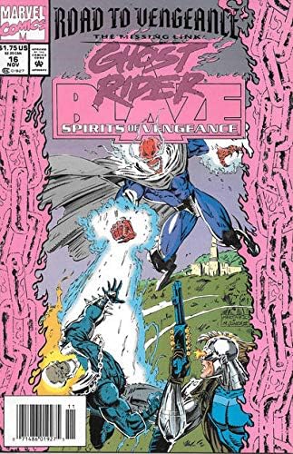 Ghost Rider/Blaze: Spirits of Vengeance #16 (Newsstand) VF ; Marvel comic book | Road to Vengeance