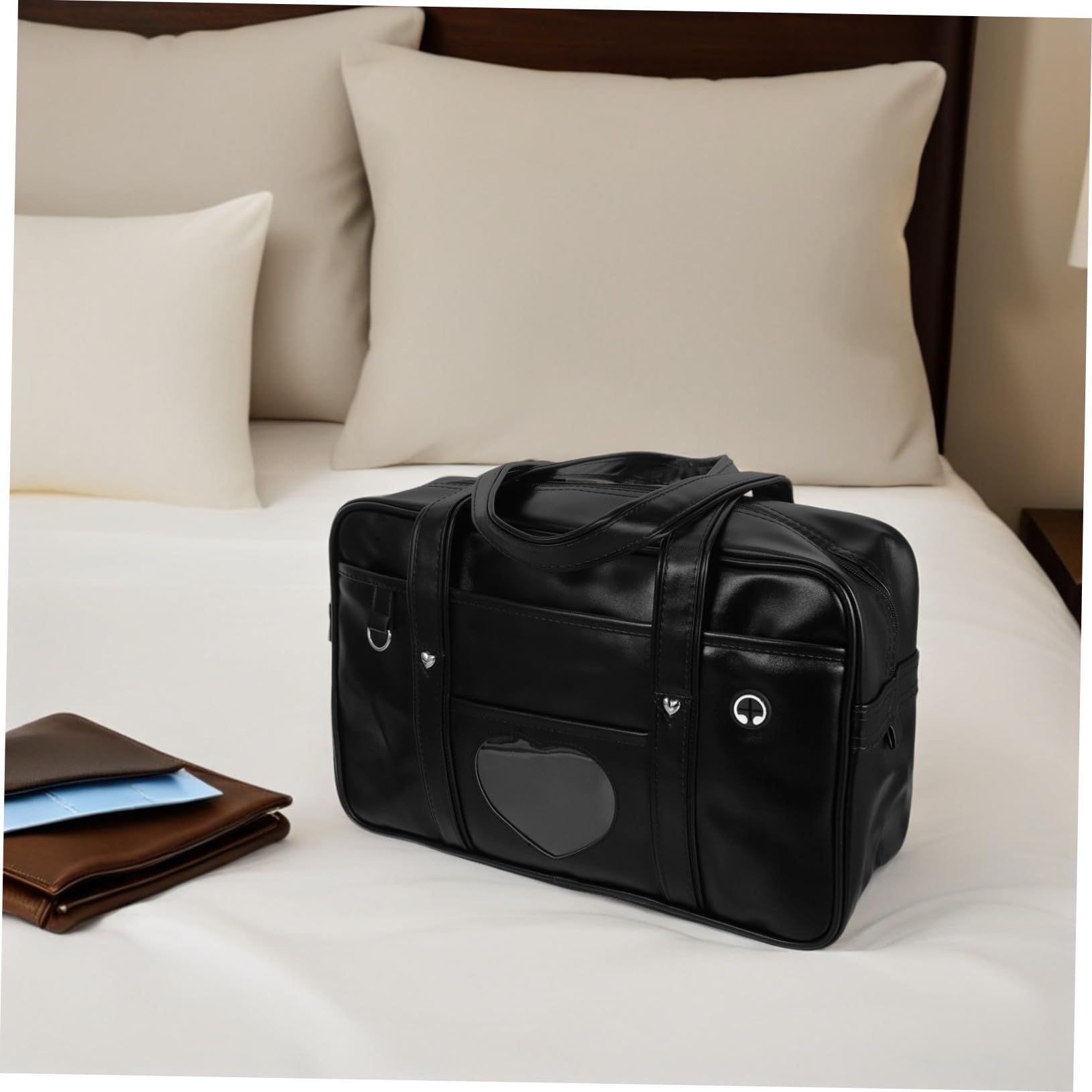 Housoutil Borsa Tote per Computer in Similpelle Borsa per Laptop da Ufficio Mano Grande Capacità Custodia per Laptop da Viaggio Scuola