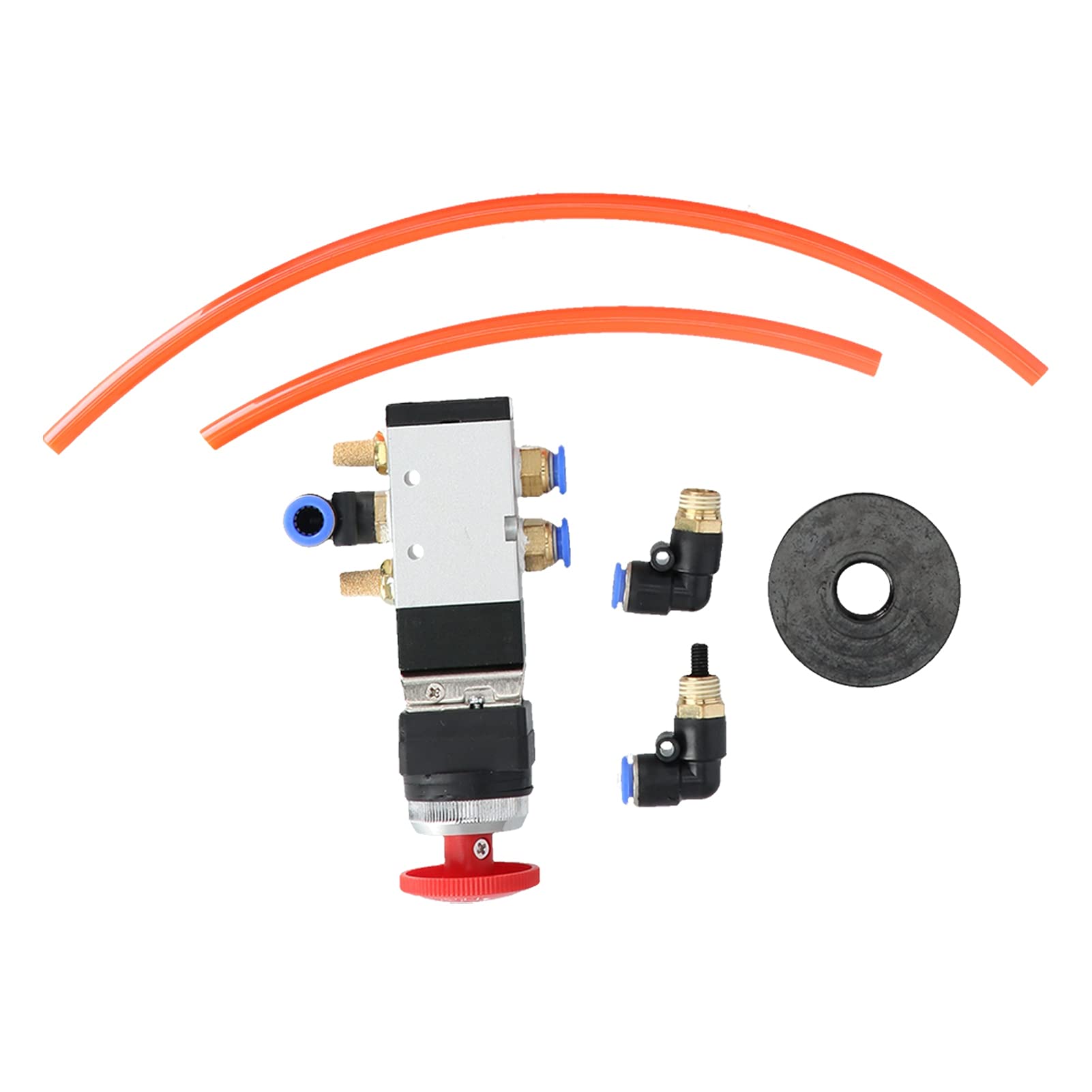 Pneumatic Can Crusher Recycling Tool with Safety Mechanical Valve for Fast and Easy Recycling - Cylinder Steel Frame