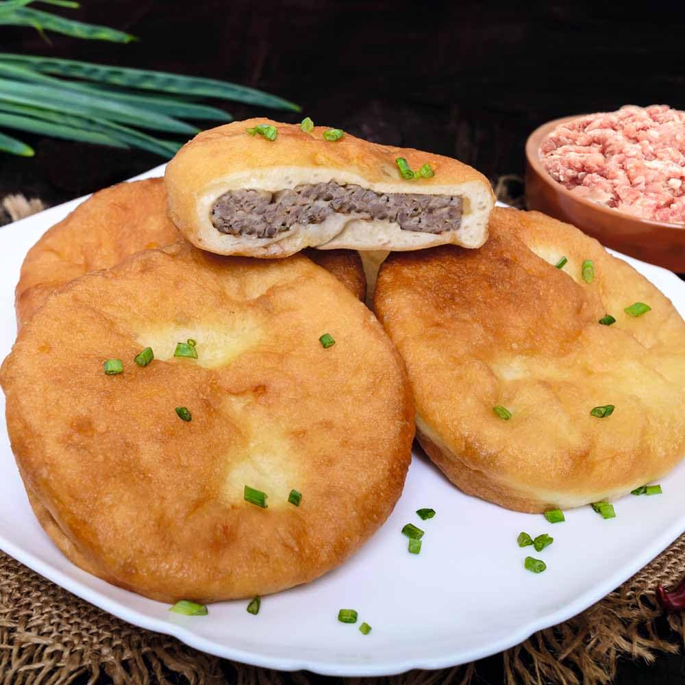 BARIN Set Trio Spezialitäten Tschebureki Kotlety Belaschi 1625g Tiefgefroren Handgefertigte Fleischgerichte mit Natürlichen Zutaten Traditionelle Rezepte Schnelle Zubereitung Ohne