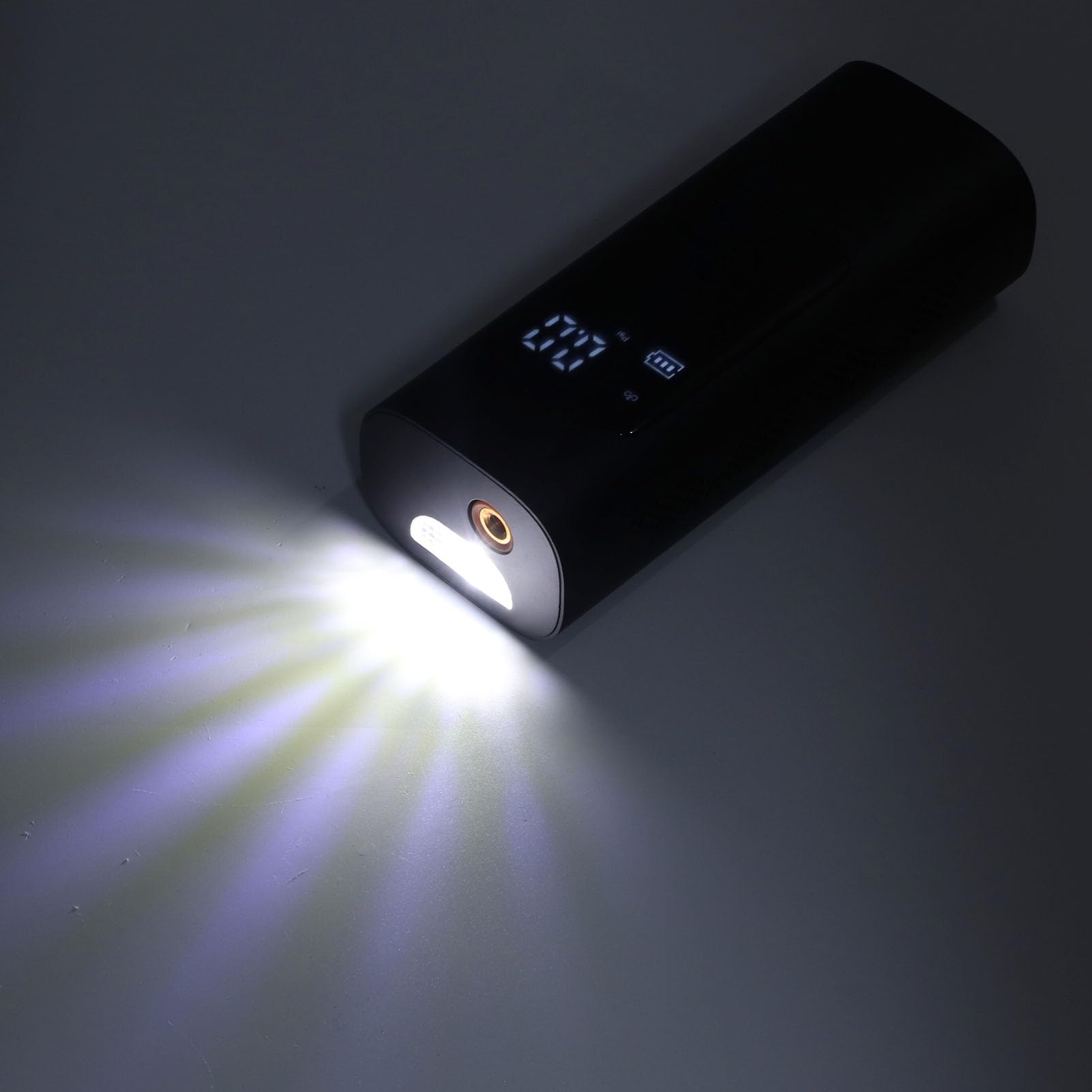 Elektryczny Kompresor Powietrza do Opon, ABS, 6000 mAh, 150PSI, 12V, Przenośna Pompa Powietrza z Akcesoriami do Samochodu