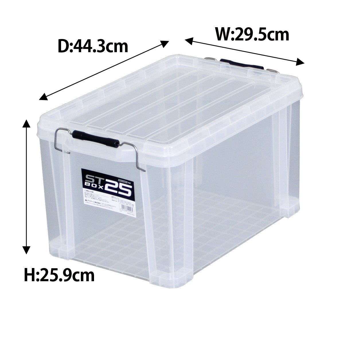 Amazon | アステージ STボックス クリア ＃25 AST-481 | ツールボックス
