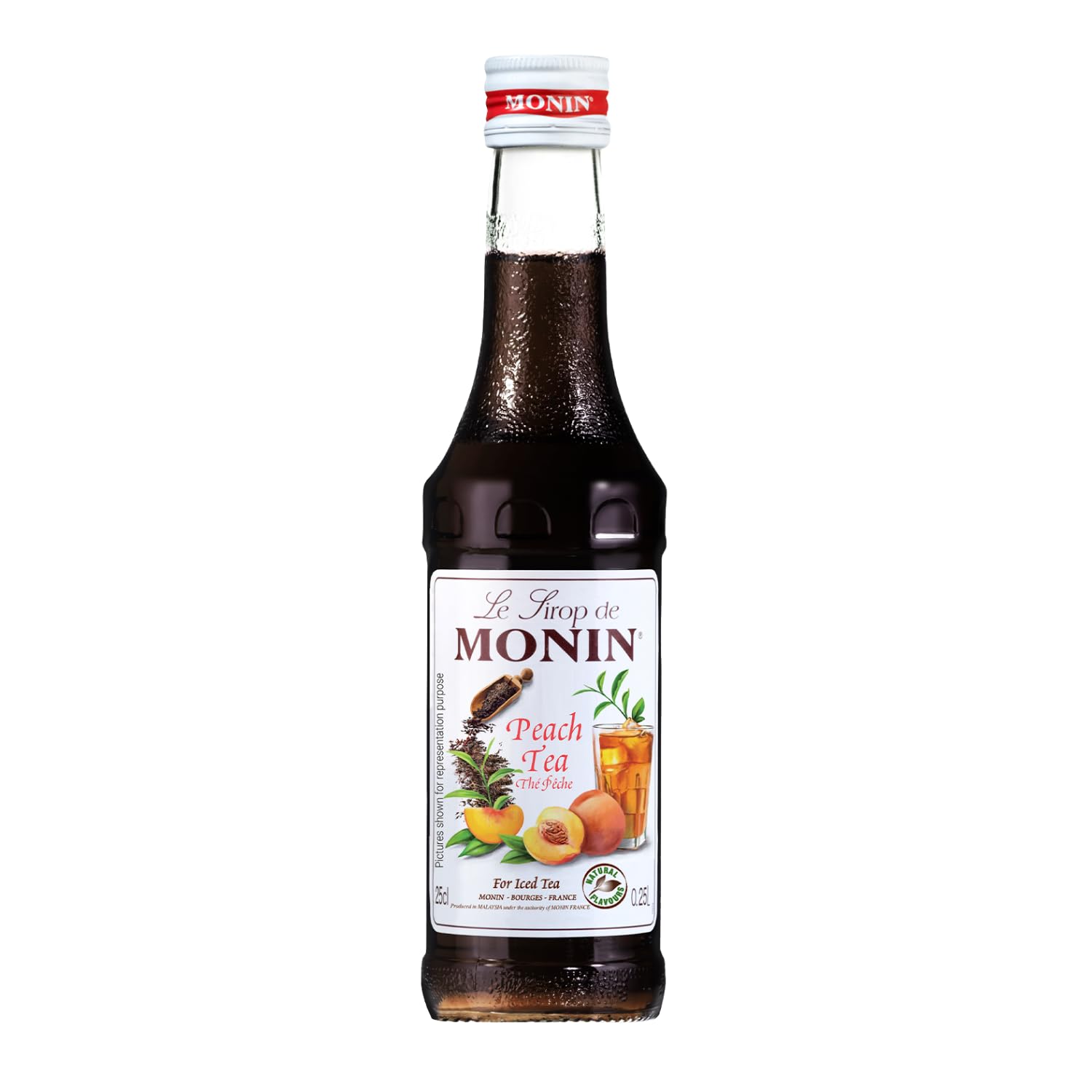 Peach Tea Syrup|Mocktails,Cocktails & Ice Teas|Pack of 1 (250ml)