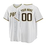 Custom Baseball Jersey, Personalized Baseball Jerseys Name/Number Baseball Shirt for Men Women and Youth