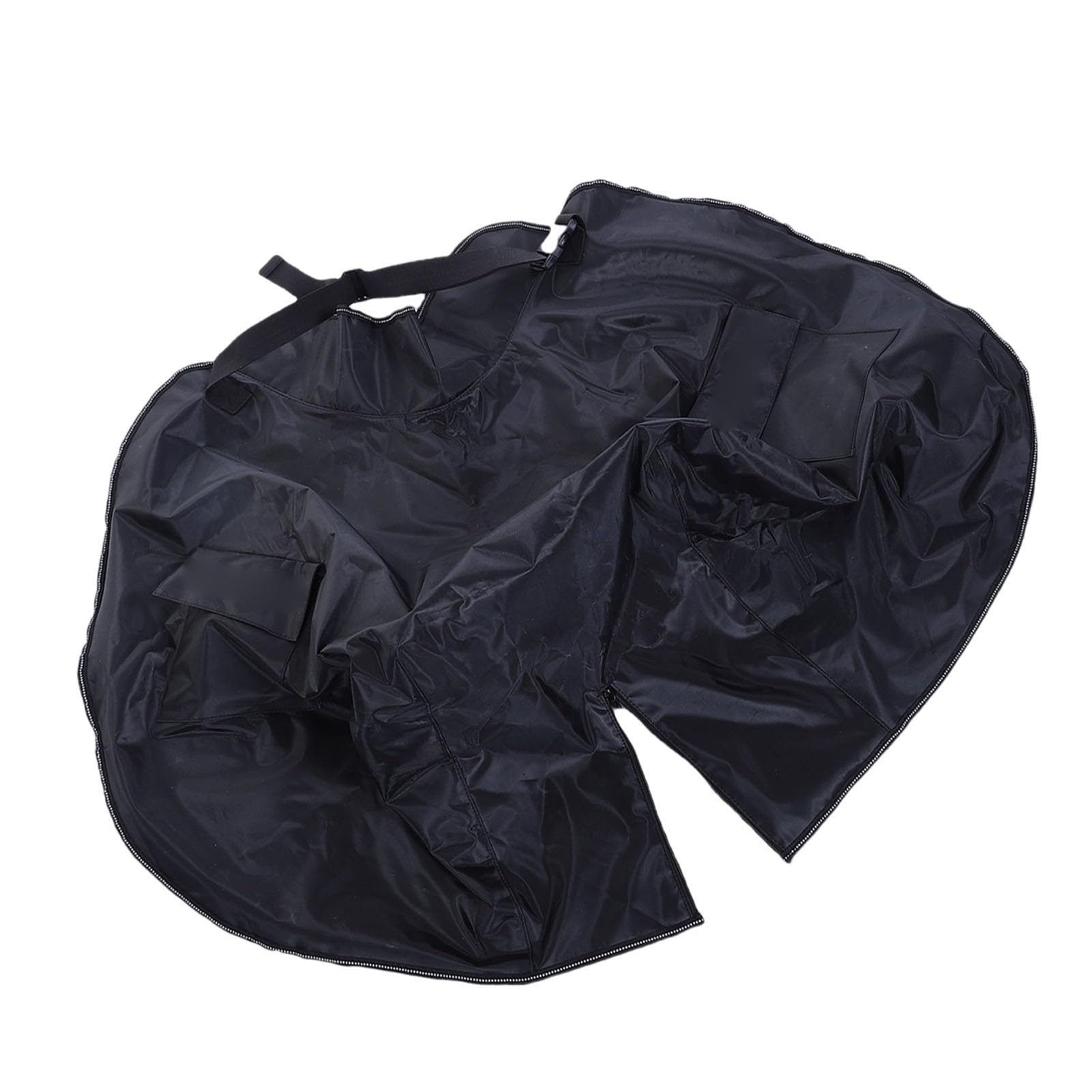 Tissting Coperta Antivento per Moto, Foderata in Pile, Impermeabile, Nero - per Scooter e Moto a Telaio Curvo, Copre Gambe e Ginocchia, Ideale per Inverno, Unisex (Taglia Unica)