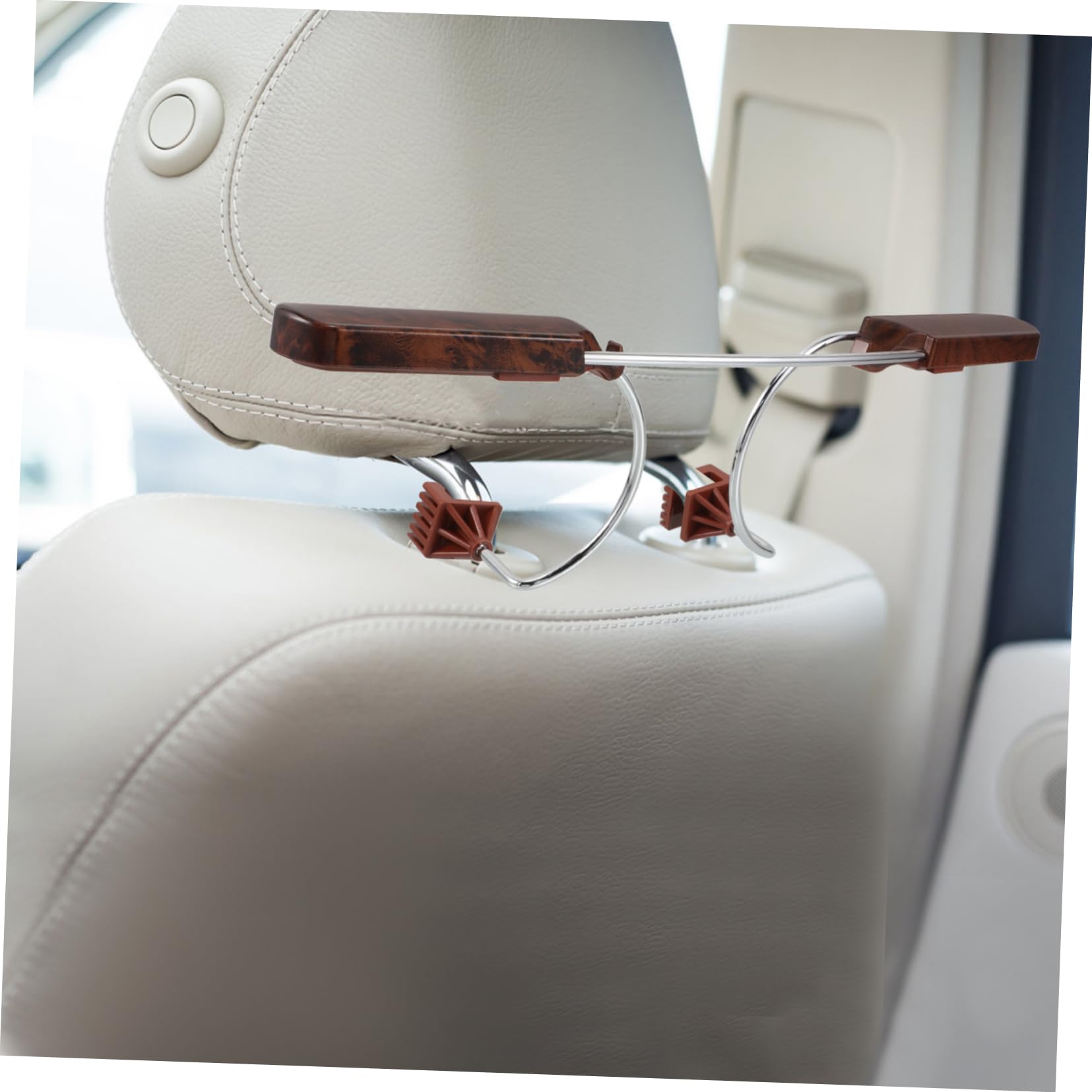 Cabilock Appendiabiti Per Auto in e Acciaio Per Appendere Cappotti e Camicie Installazione Facile Al Poggiatesta Design Portatile e Ottimizzato