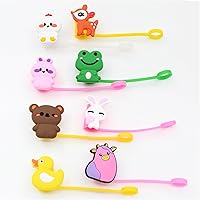 Vista 7 de Tapa de popote para copa Stanley, cubierta de popote compatible con vaso de 30 y 40 onzas con asa, tapas de puntas de popote reutilizables a prueba