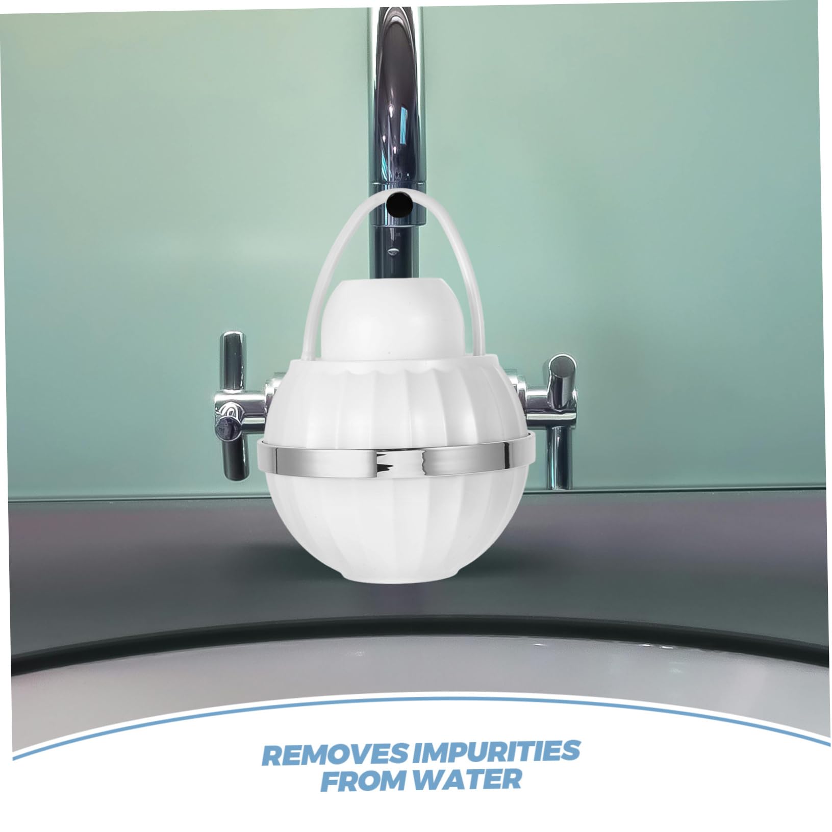 ULTECHNOVO Filtro de Bañera Purificador de Agua para Grifo, Blanco