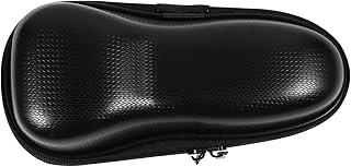 FRCOLOR Razor Box Mens Razors for Shaving Travel Razor Case Ladies Razor Shaver Pouch Shaver Travel Case Electric Shavers for Men Eva Black Shaver Storage Case Electric Razor Bag Manual