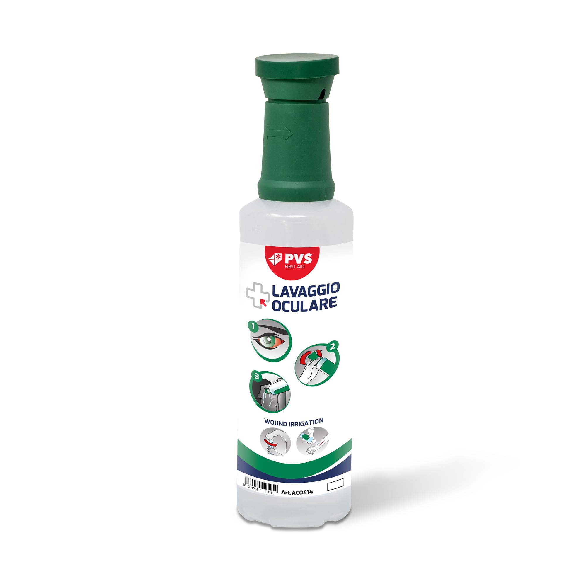 PVS - Soluzione Lavaggio Oculare, 500 ml Sterile, 34888