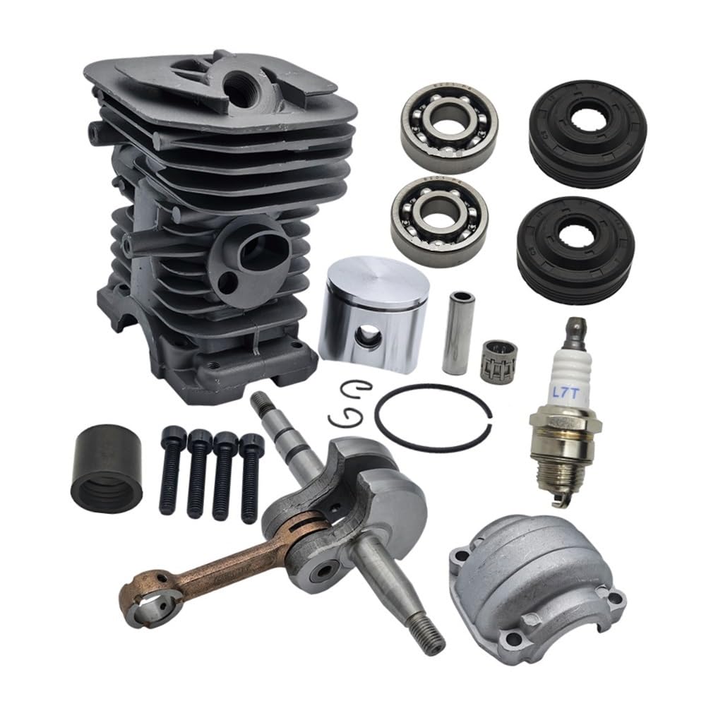 Kit de motor de 40 mm con cigüeñal y cilindro para motosierras 136 137 141 y 142 reemplazo 530069941