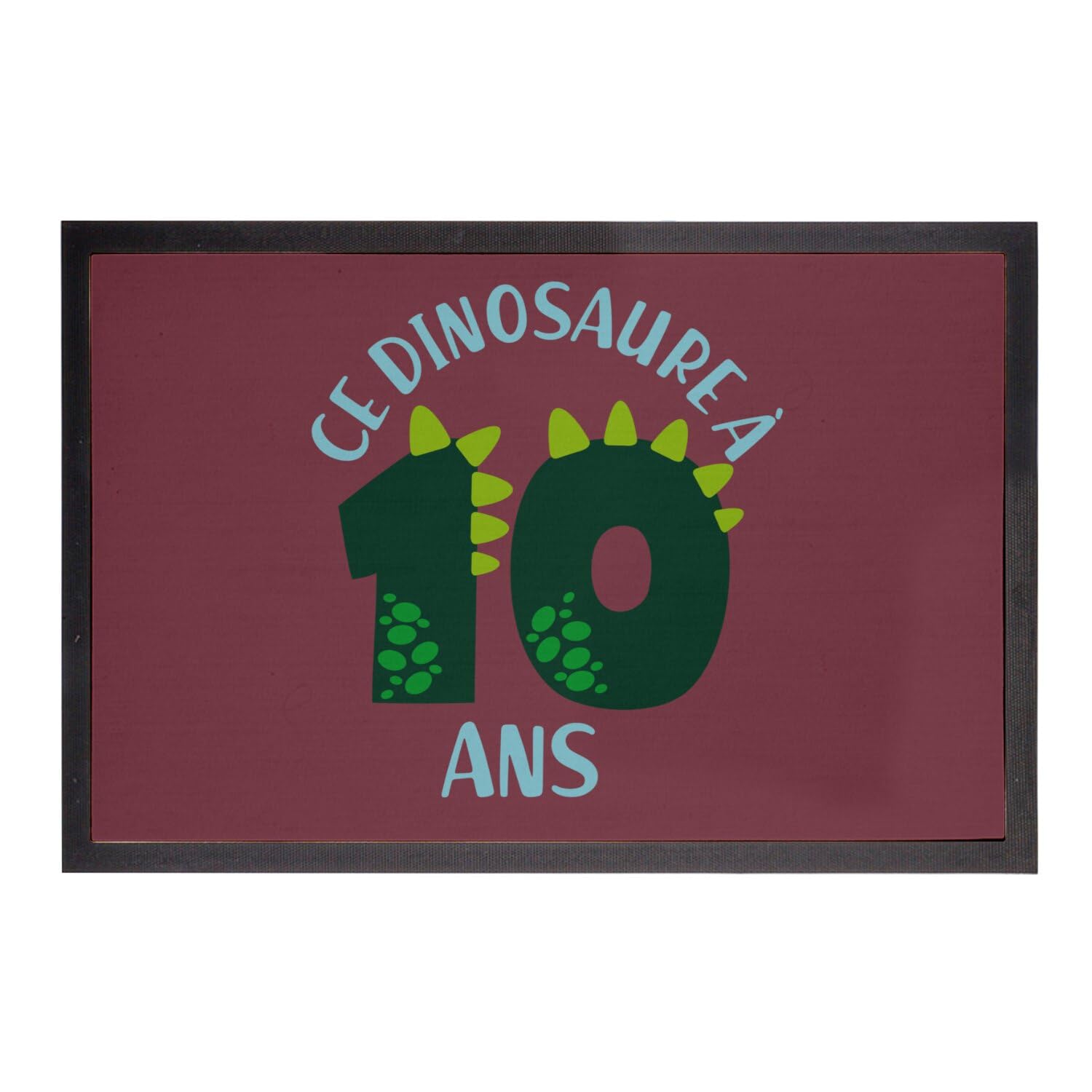 Tapis Dinosaure Paillasson Rouge Enfant 10 Ans pour Chambre et Entrée