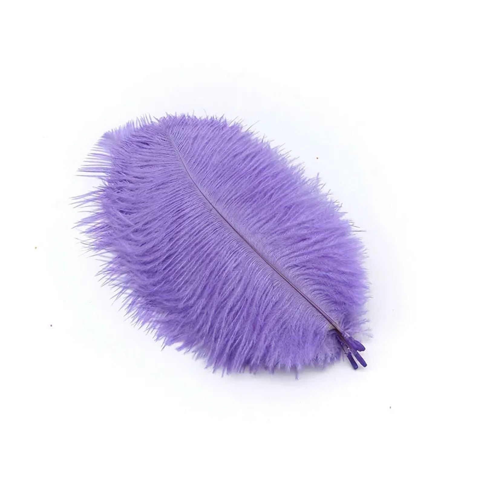 Ostrich Feathers 10Pcs Ostrich Feathers for Jewelry Making Plume DIY Dream Catcher Decorations Vase Needlework Craft Supplies Wedding Accessories(Light Purple Feather)