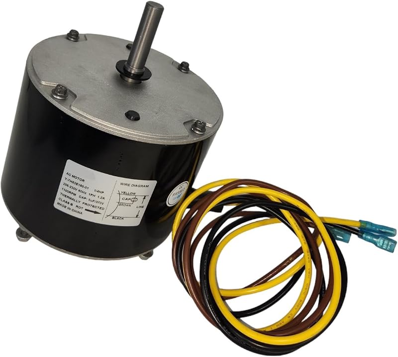Carrier 3905 Condenser Fan Motor 5KCP39EGS070S HC39GE237A 5KCP39EGY823S 1/4 hp, 1100 RPM, 208-230V Replace Dayton 6DLL0 Bryant Payne HC39GE234A HC39GE236