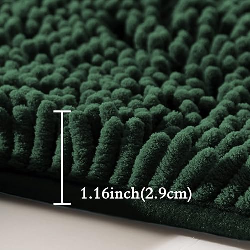 Miniatura 3 de SONORO KATE Alfombra de baño, antideslizante, suave, acogedora, gruesa, para baño, alfombras de felpa para bañeras, duchas de lluvia absorbentes de