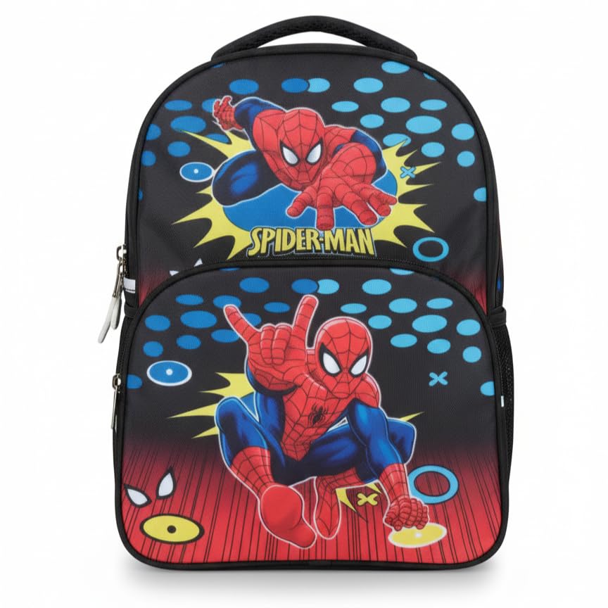 Image of Stylbase 15 Inch 3D Cartoon School Bag for Boys & Girls | Waterproof Lightweight Polyester Kids Backpack with Bottle Pocket | Ideal School Bags for Kids Nursery, LKGClass (3-5 Years)