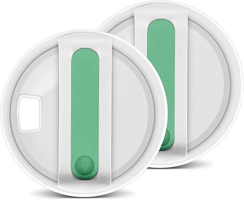 Tapas de vaso de 40 onzas aptas para Stanley Cup, tapa de repuesto de vaso, resistente a derrames, para Stanley, paquete de 2 unidades (verde)