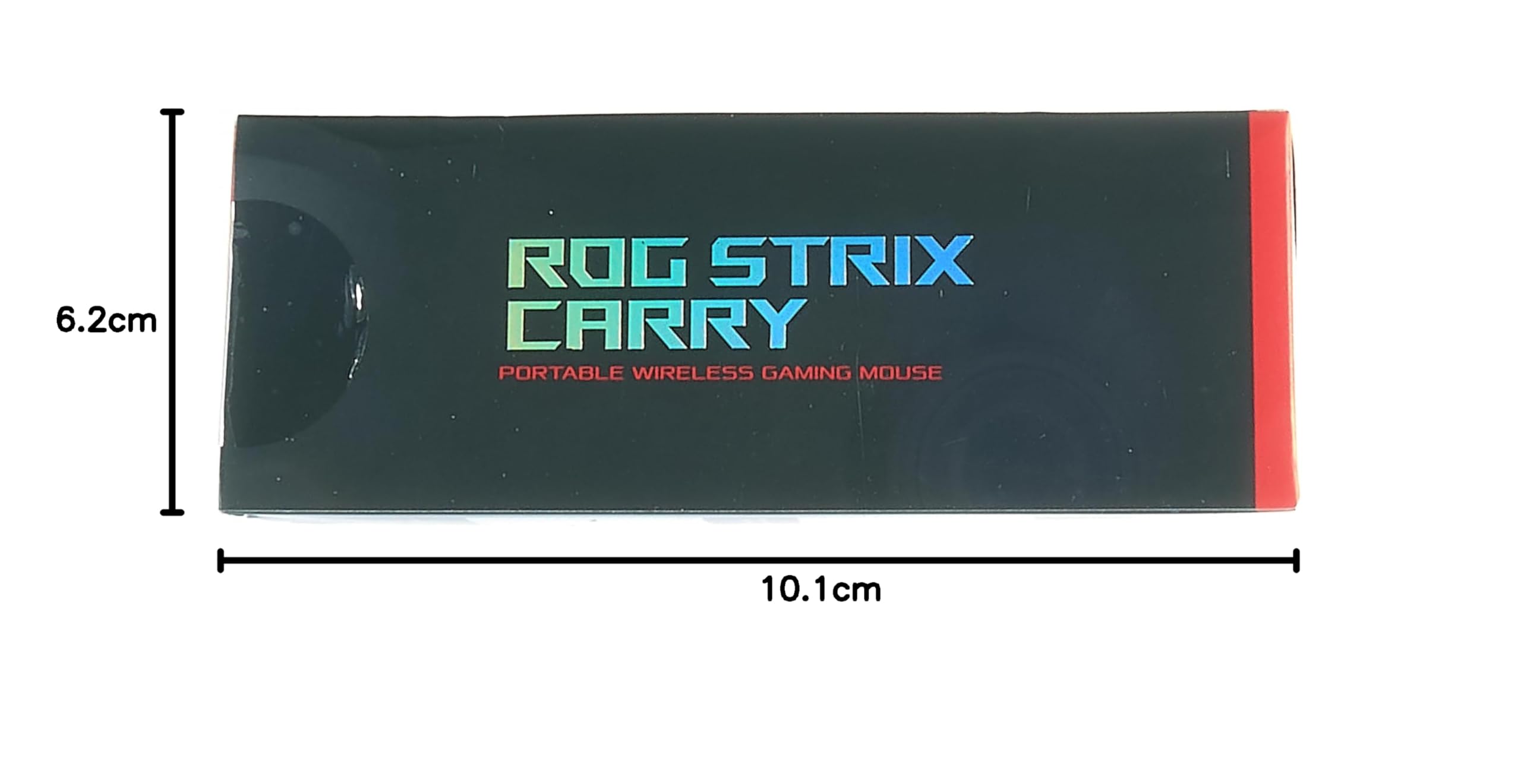 ASUS ROG Strix Carry Ergonomiczna optyczna mysz do gier z podwójną łącznością bezprzewodową 2,4 GHz/Bluetooth, czujnikiem 7200 DPI i ekskluzywnym gniazdem przełącznika ROG