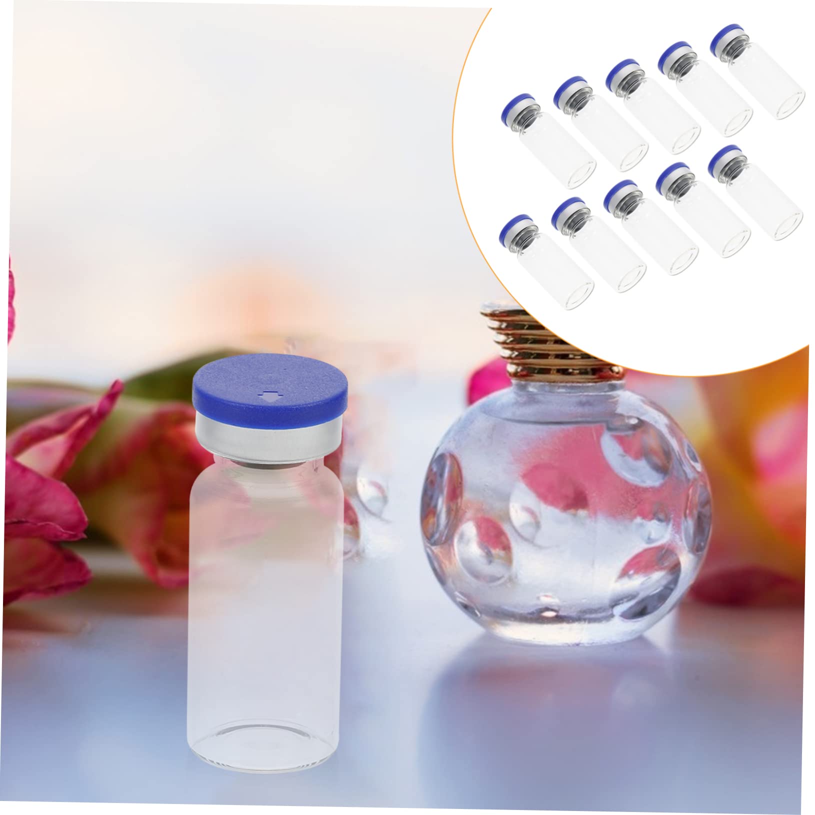 Transparente Glasampullen 10ml 100 Stück aus Glas für Laborproben