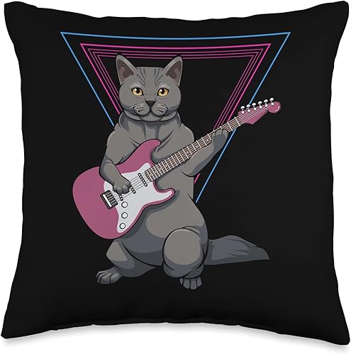 80s 90s Throwback Nostalgia Animals Disco Lover Rock Kitty Funny Humorous Musician Guitar Concert Cat Owner Throw Pillow 16x16 Multicolor 80s 90s Throwback Nostalgia Animals Disco Lover Rock Kitty Funny Humorous Musician Guitar Concert Cat Owner Throw Pillow 16x16 Multicolor