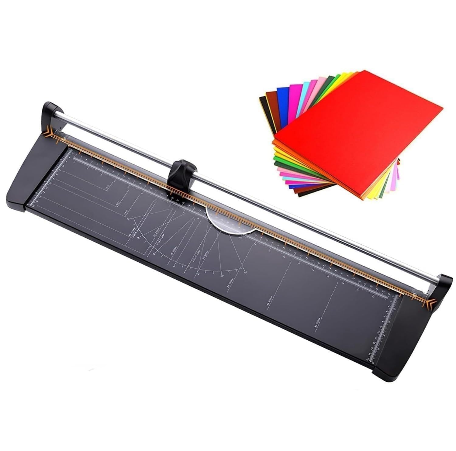 Taglierina per carta resistente, A2/A3/A4 con linee di scala, taglia fino a 10 fogli per stamperie, scuole e uffici