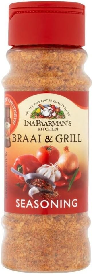 Ina Paarman Braai and Grill Seasoning 200ml - South African Spices - BBQ Seasoning