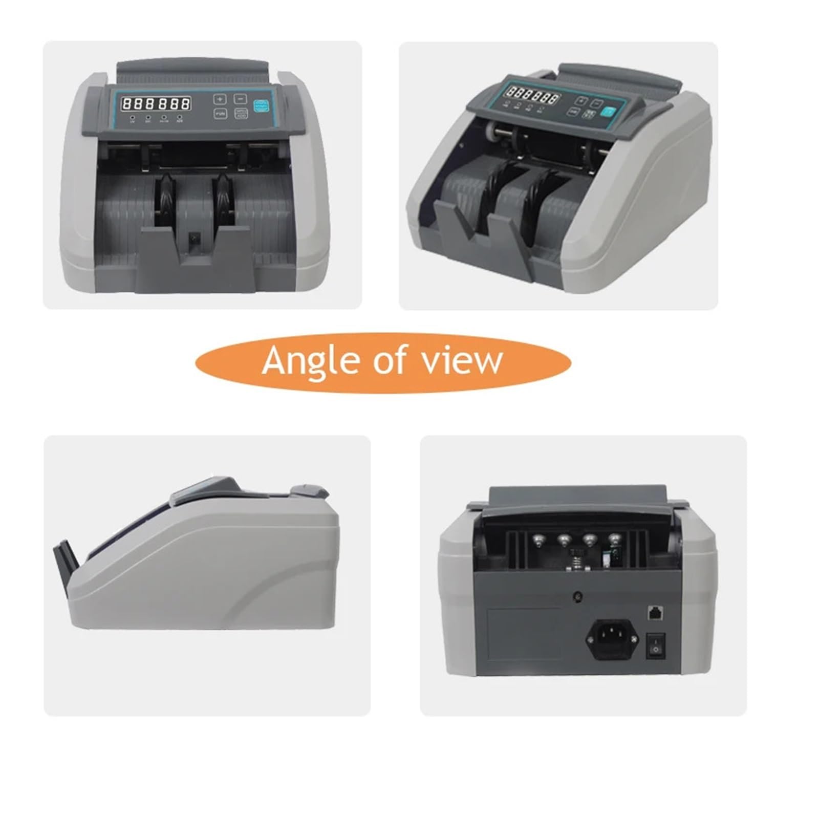 Contatore di banconote automatico multivaluta con display a LED, UV Partner Commerciali