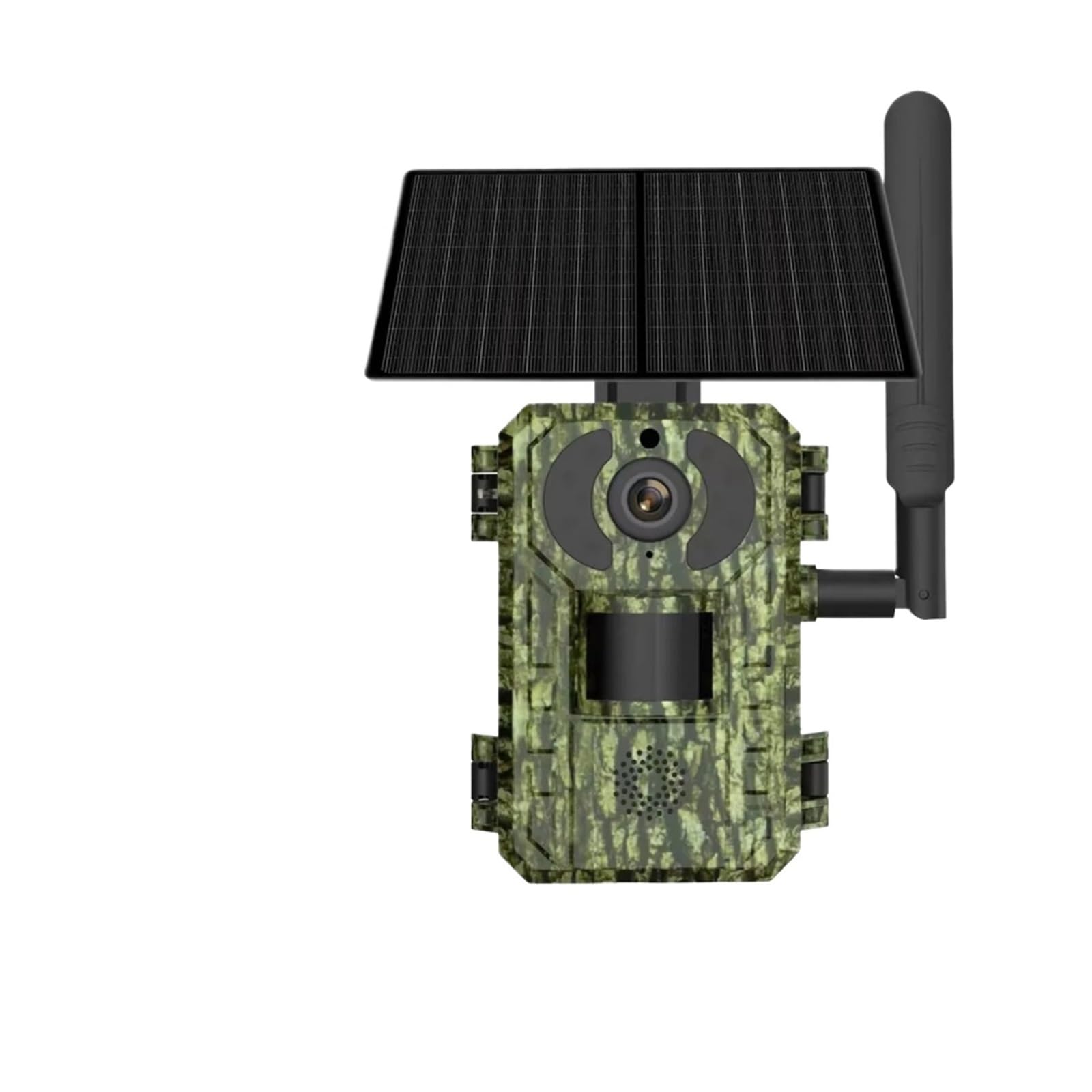 Oshpmbdlyfj Eu 4G Band 4G 2K 4Mp Pir Motion Activated 0.2S Trigger Time Night Vision Ip66 Hunting Trail Wildlife Battery Solar Camera(Eu 4G Band)