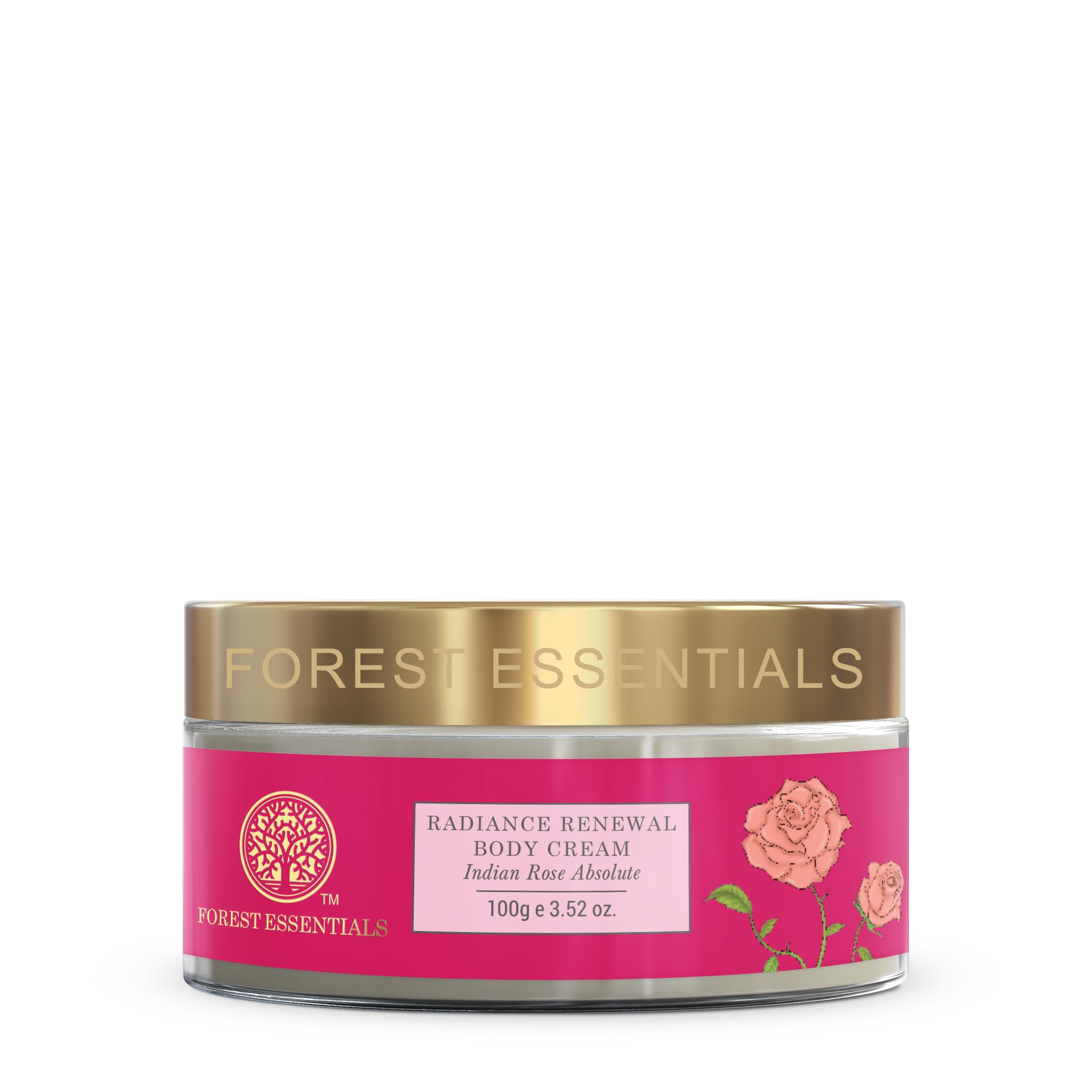 Forest Essentials Radiance Renewal Body Cream Indian Rose Absolute | Ayurvedic Moisturising Body Cream for Dry Skin | Shea Butter & Rose Essential Oil for Glowing Skin-picture-38