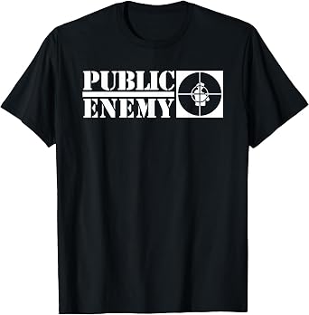 Public Enemy Long Logo T-Shirt