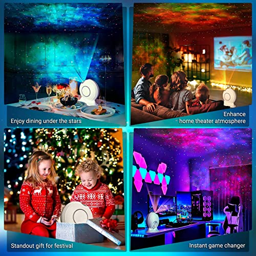 Airsee Star Projector Galaxy Light, Cordless Adjustable Led Laser Galaxy Projector With Remote Control & Timer, Magnetic Night Light Projector Valentine's Gifts For Party, Gaming Room, Bedroom Decor #TOP5
