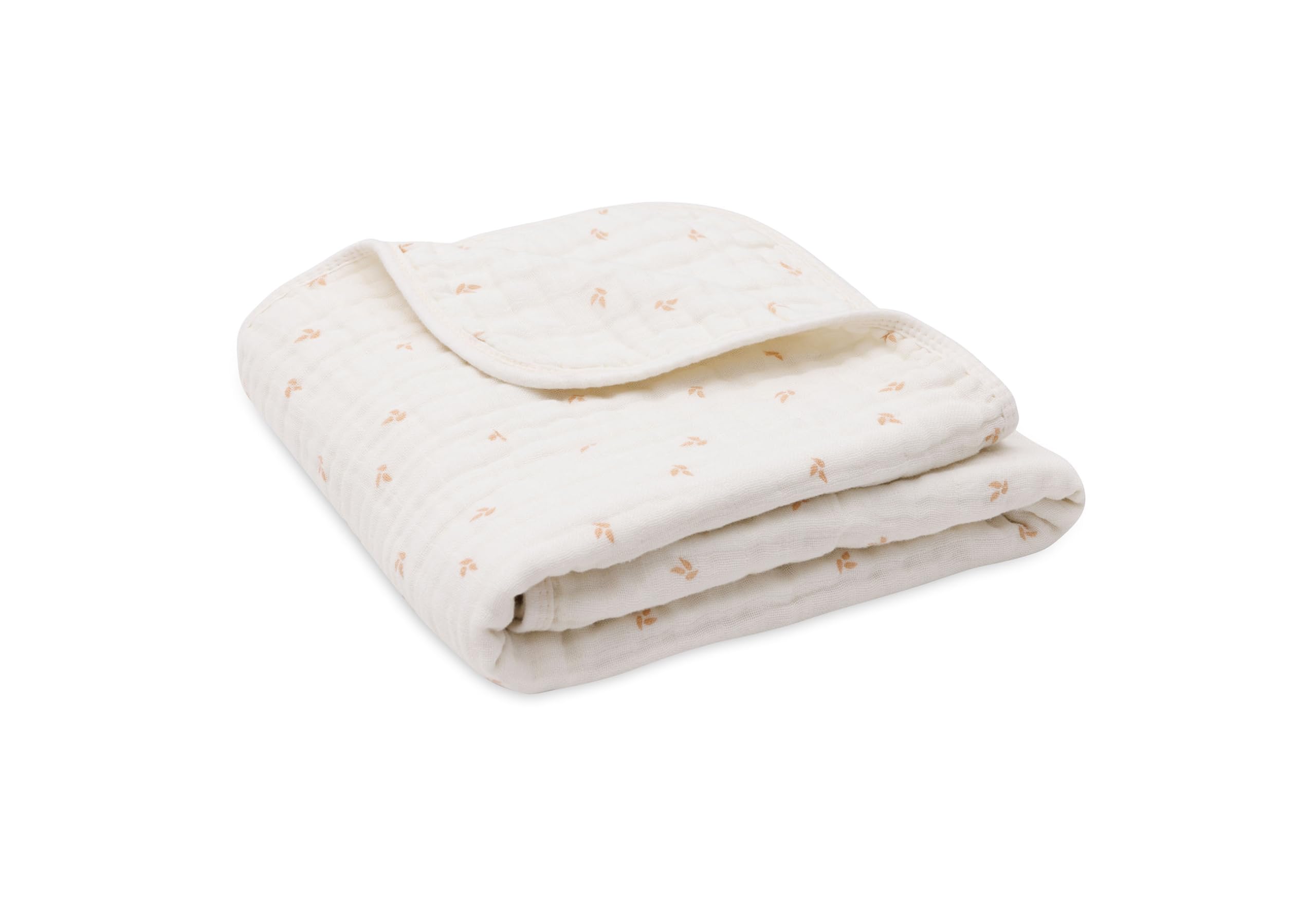 Jollein Kocyk dziecięcy Harvest Moonstone – 75 x 100 cm – 100% bawełna – do kołyski niemowlęcej – koc muślinowy – 0,5 TOG – certyfikat Öko-Tex