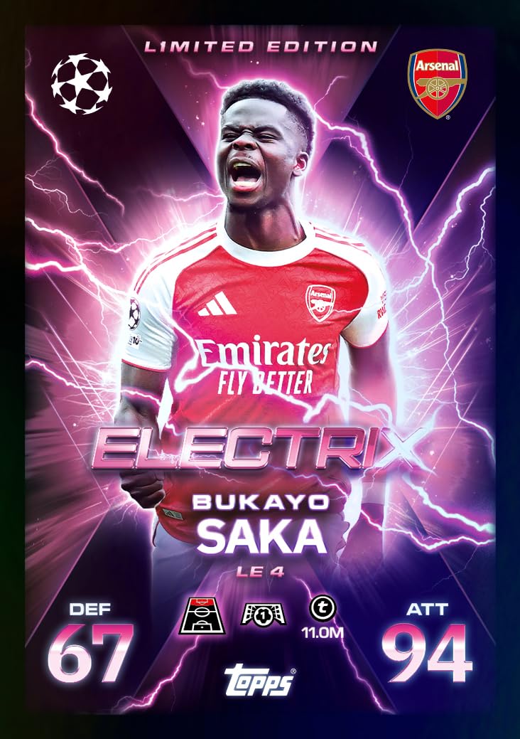 Topps UCC Match Attax Extra 2026 - Mega Multipack - zawiera 48 kart oraz 3 losowe karty Electrix LE i jedną losową kartę Facsimile Pro-View Signature Style.