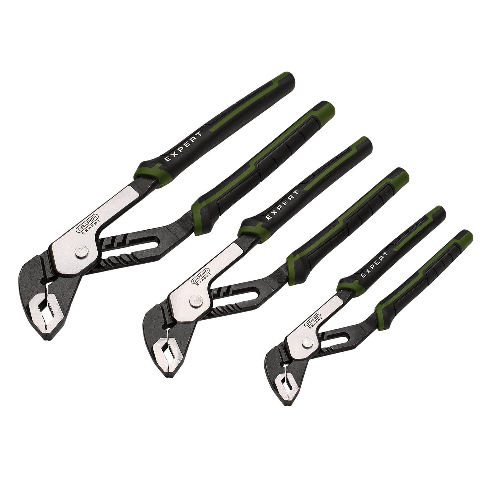 Draper Expert 3pc Water Pump Pliers Slip-Joint Waterpump Plumbing Wrenches 28542