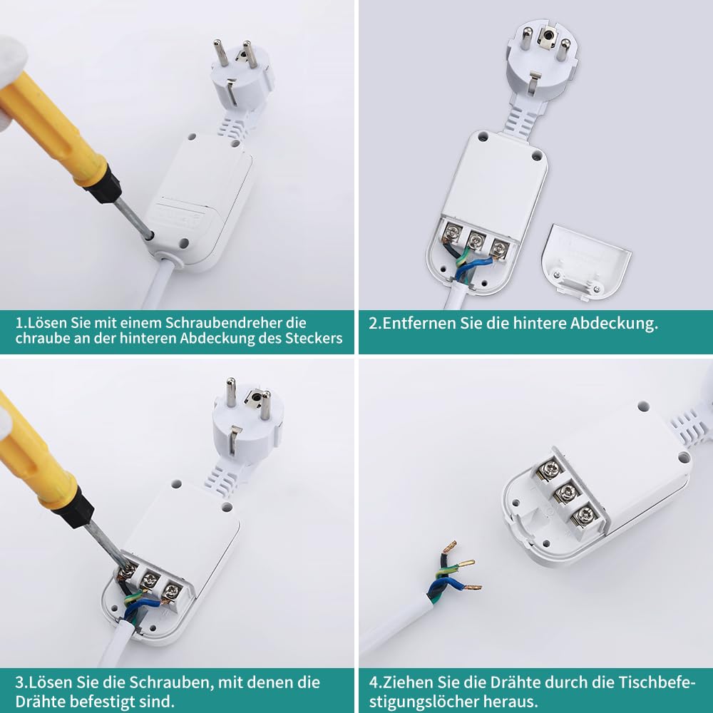 Grifo eléctrico con calentador de agua de 230 V, grifo de cocina, calentador de agua eléctrico LED, grifo eléctrico de acero inoxidable, giratorio 360°, calentador de agua caliente, grifo de cocina,