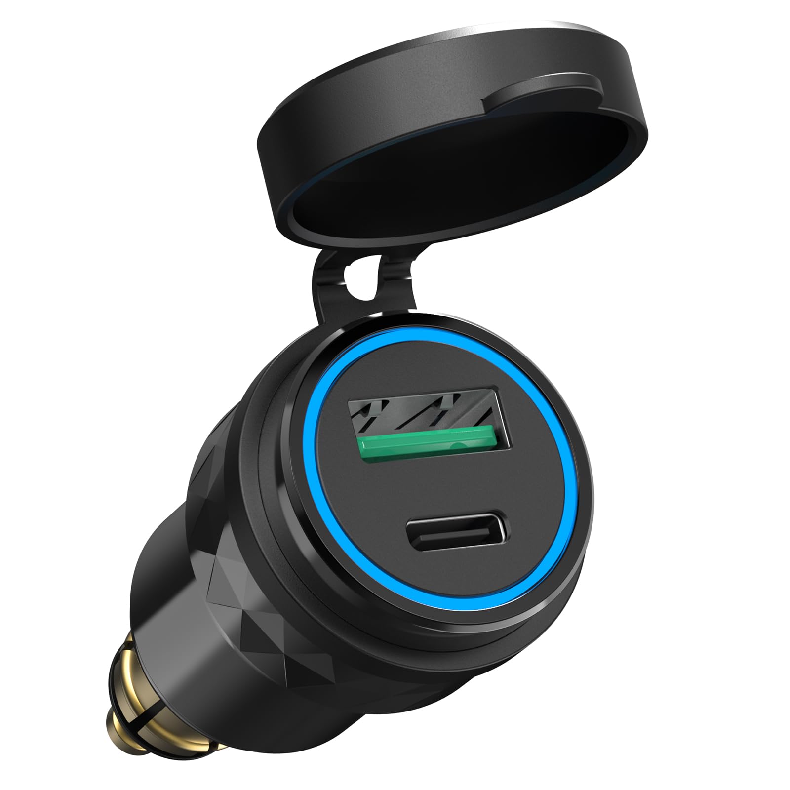 12V/24V Prise DlN vers USB Chargeur Rapide de Moto
