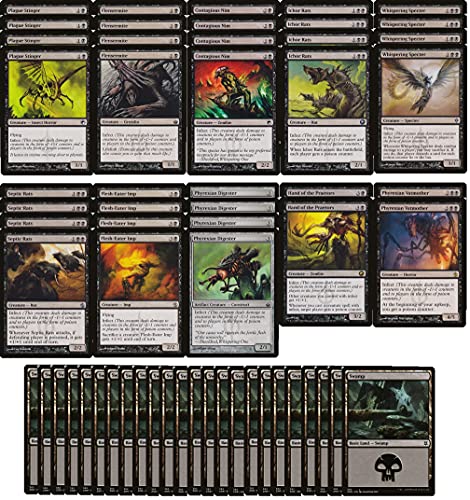 Mono Black Infect Modern Deck MTG 60 Cards