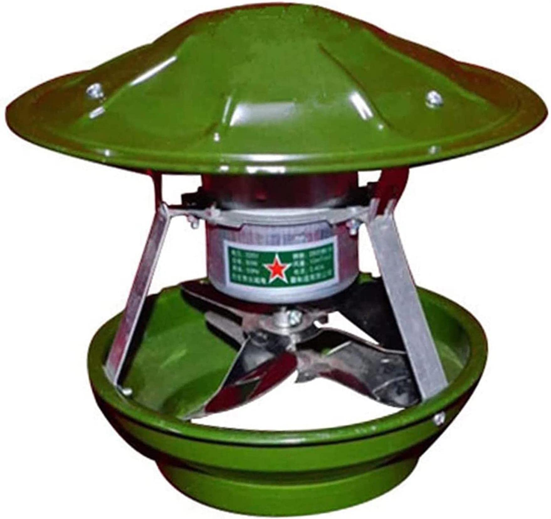 Ventilatore per camino, 60 W/80 W, aspiratore di fumo a 7 foglie, aspiratore e aspiratore per camino, ventola per fumi per una rimozione efficiente del fumo