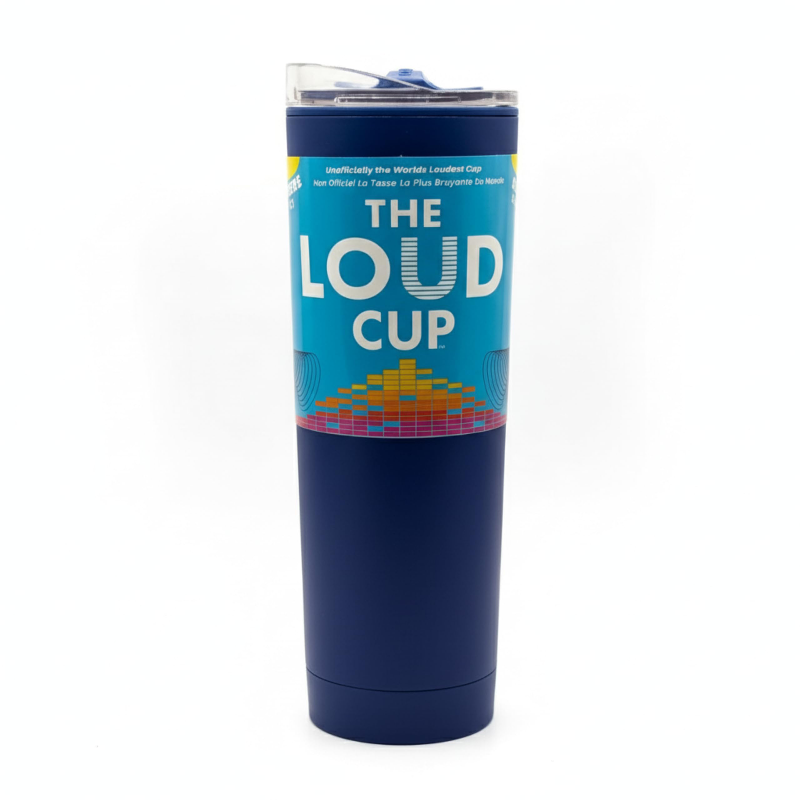 The LoudCup Reusable Water Bottle – 2-in-1 Travel Tumbler & Noisemaker – BPA-Free, Blow Horn & Cup with Slide Lid – Perfect for Sports Events, Game Day, Tailgating & Parties