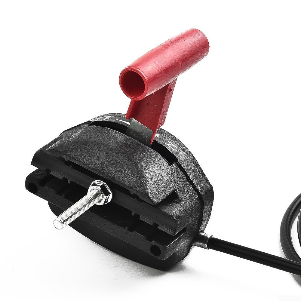 Câble de commande d'accélérateur et levier de starter pour tondeuse à gazon 142 cm Fil intérieur 131 cm Longueur du conduit Composants en alliage avec boîtier en plastique