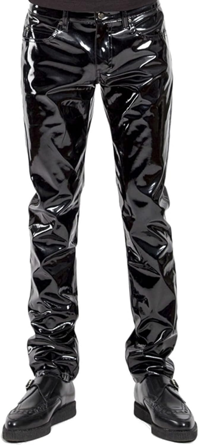 Men's Patent Leather Pants Leggings PU Wet Look Nigeria Ubuy