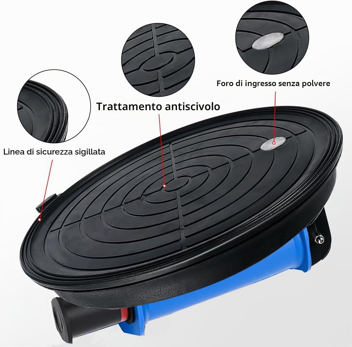 2 Pezzi 8" Ventosa per Piastrelle con Barometro, Ventose per Vetro i Carico Max. 200 kg, Ventose Capacitàdi con Cassetta Attrezzi Portatile, Ventose Professionali per Vetro, Piastrelle, Marmo