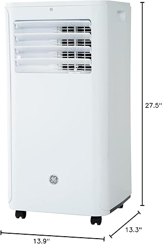 Miniatura 10 de GE - Aire acondicionado portátil de 6,100 BTU para habitaciones pequeñas de hasta 250 pies cuadrados, 3 en 1 con deshumidificación, ventilador y
