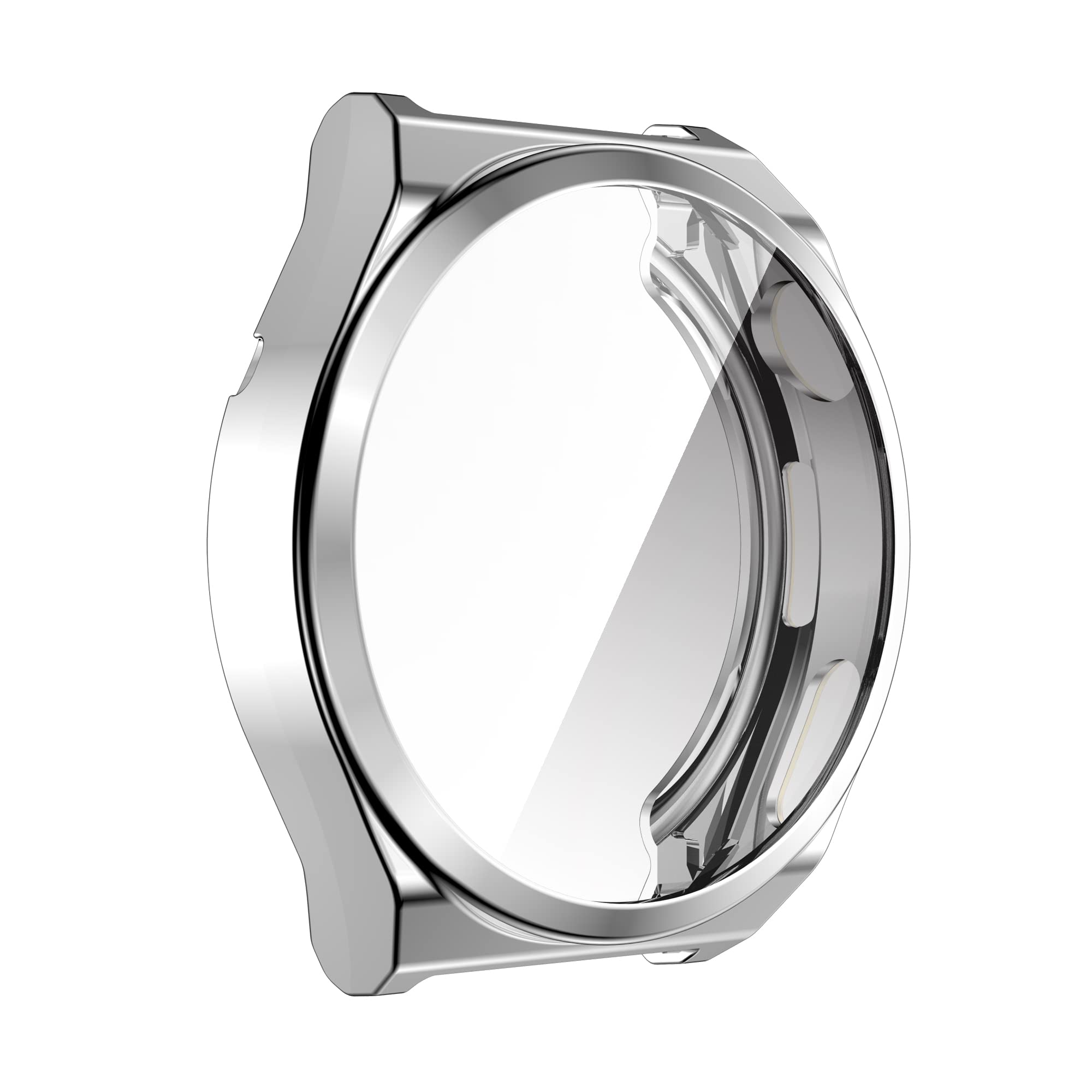 [2-Pack] Senter Case Cover for Huawei GT3 pro 46mm, Soft TPU All-Around Bumper with Built-in Screen Protecto for Huawei GT3 pro 46mm Smart Watch