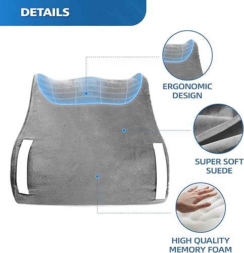 Miniatura 3 de Boiarc Almohadas de elevación de piernas almohadas de piernas para elevación de la circulación sanguínea almohada de elevación para piernas después