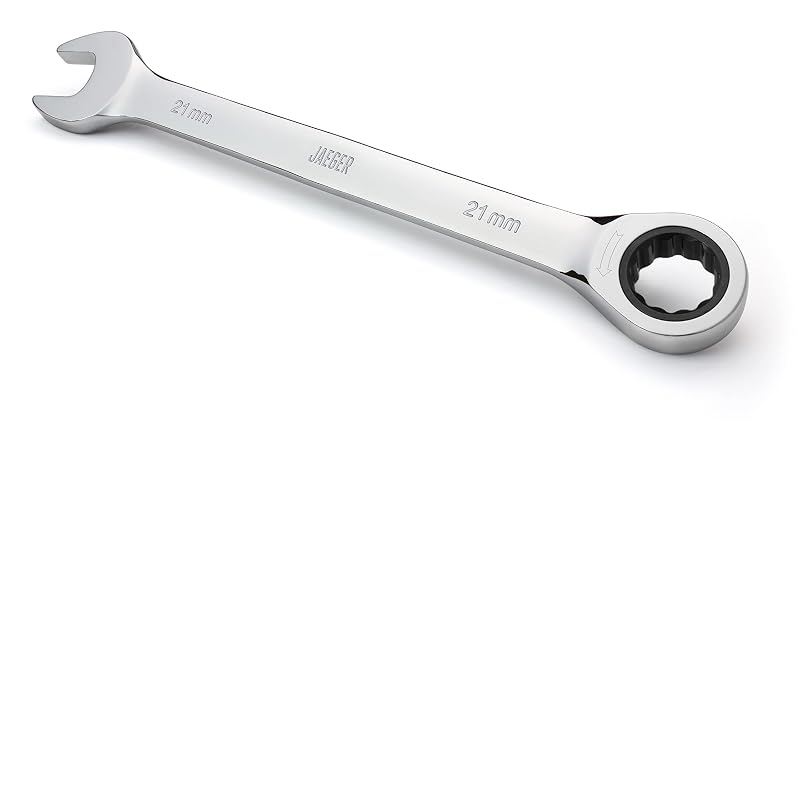 Chave Combinada Catraca 21 mm Jaeger em Aço Cromo-Vanádio RW21MM