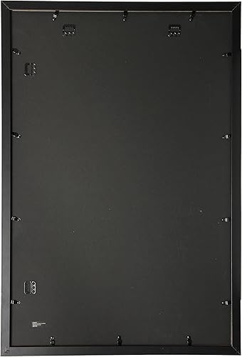 Miniatura 2 de FrameWorks Paquete de 2 marcos negros de madera con bordes clásicos de 24 x 36 pulgadas